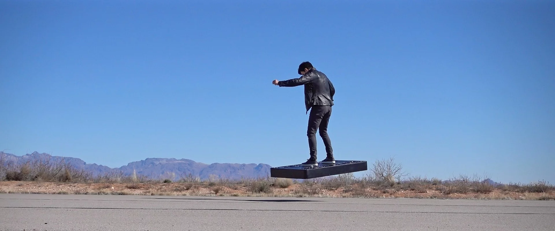 Company CEO Dumitru Popescu tries out the ArcaBoard