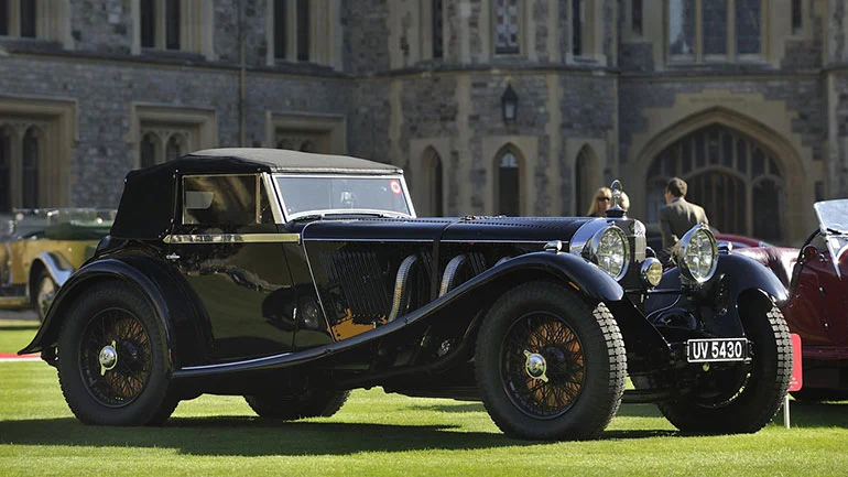 Fantastic vintage Mercedes sports car