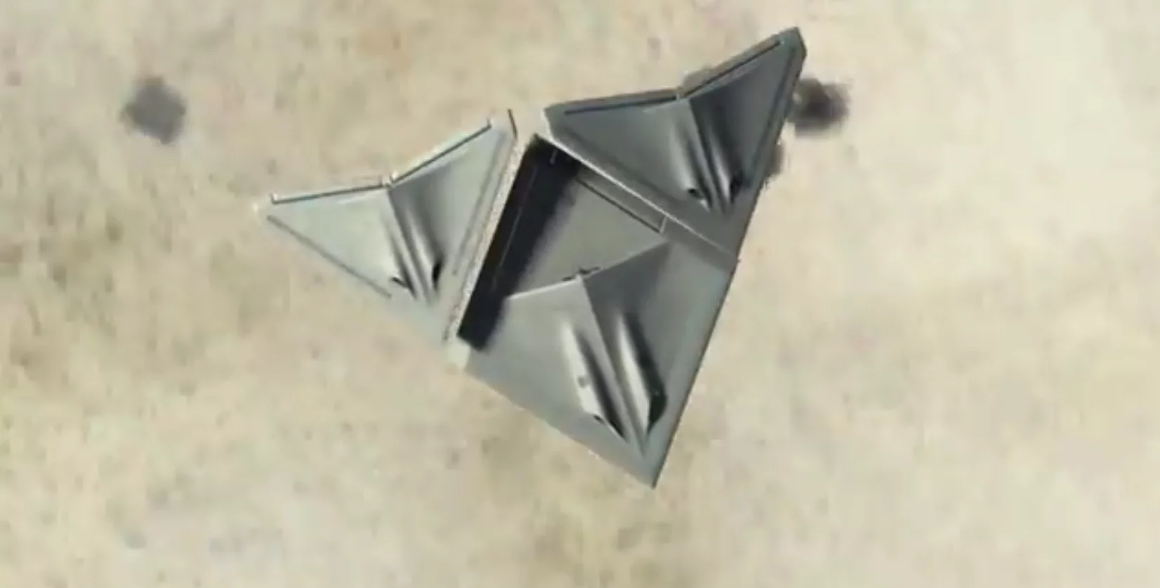 Other forward-thinking concepts include something called The Transformer where three drones fly as one until a threat is detected or different tasks need to be performed, then it splits into individual aircraft