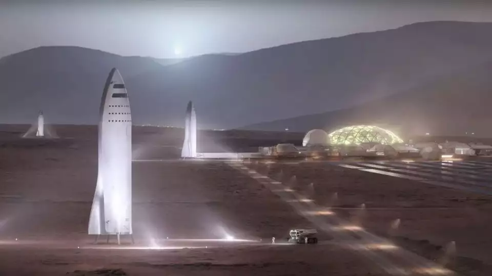 Elon Musk is showing confidence in his plans for colonizing Mars using a revolutionary heavy lifting rocket