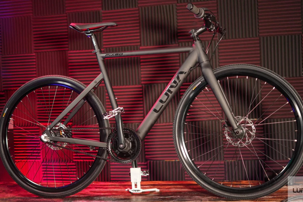 From the right-hand side you'd struggle to pick the Luna Fixed as an e-bike