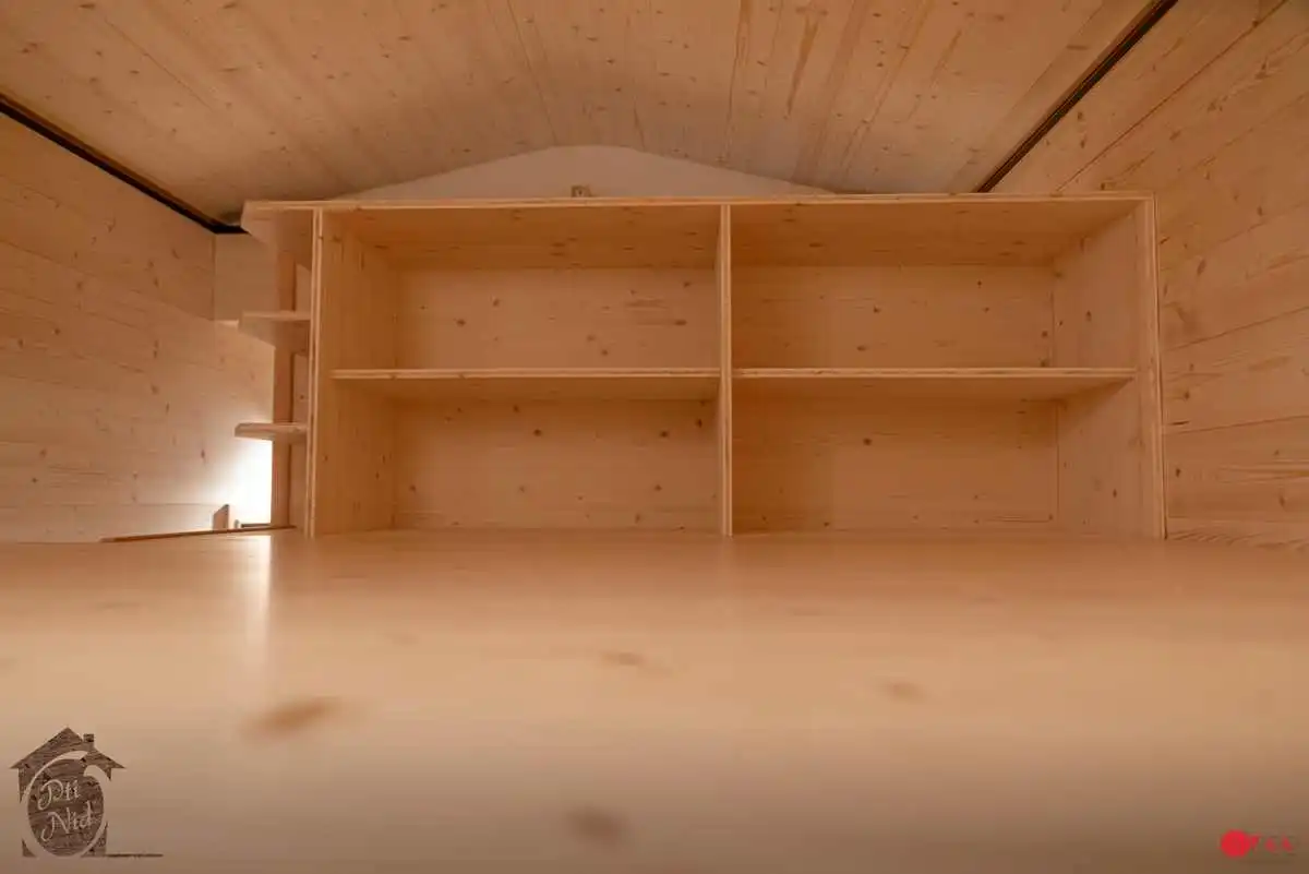 The Axelle's main bedroom includes some storage space