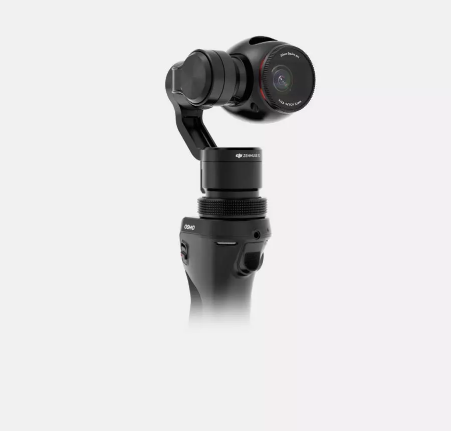 DJI Osmo - available as a handle only, or as a kit with the X3 camera