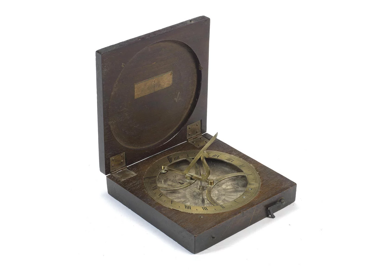 A Beilby brass horizontal sundial, English, late 18th century