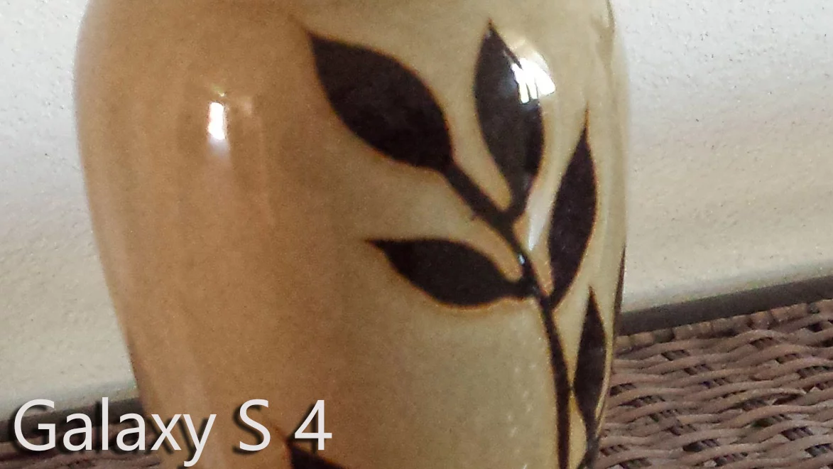 Cropped closeup of an indoor shot taken with the GS4