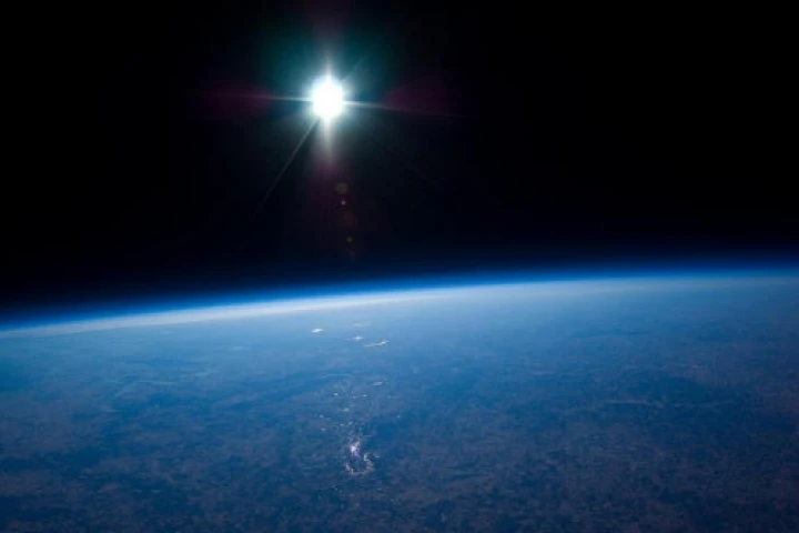 Far out ... the blackness of space at 100,000ft. Traveling to destinations like this one could soon become more readily available
