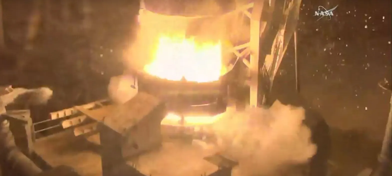 Antares leaving the launch pad
