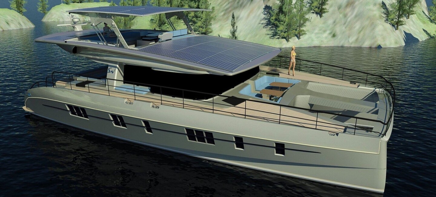 Solarwave 62 zero emission luxury yacht nears completion