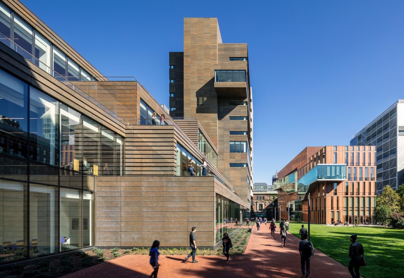 Barnard College - The Milstein Center was designed by Skidmore, Owings & Merrill (SOM)
