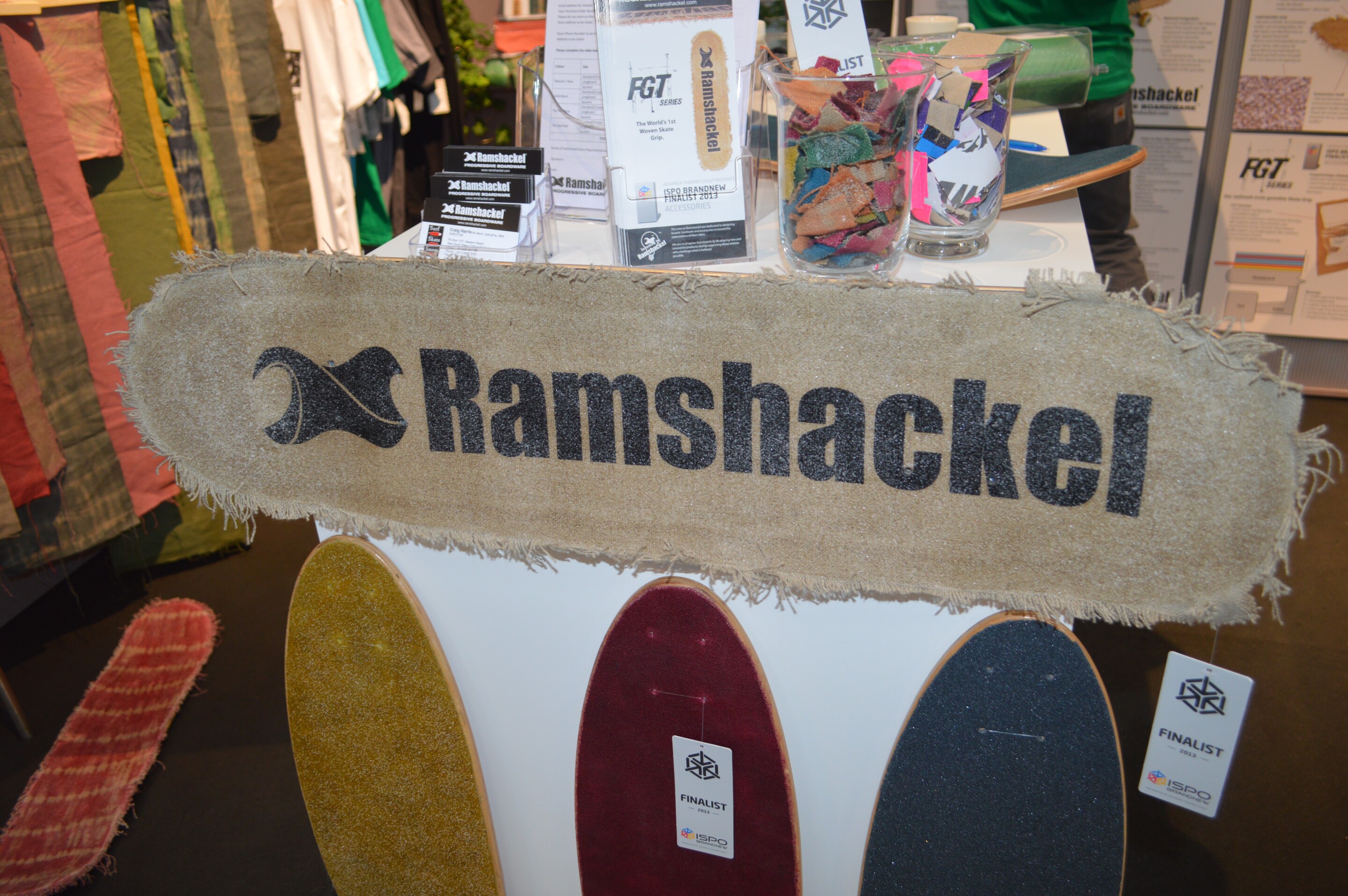 Ramshackel trades grip tape for hemp skateboard carpet