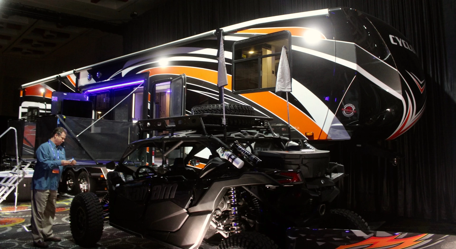 The tailgater concept is based on the 44-foot 4270 floor plan