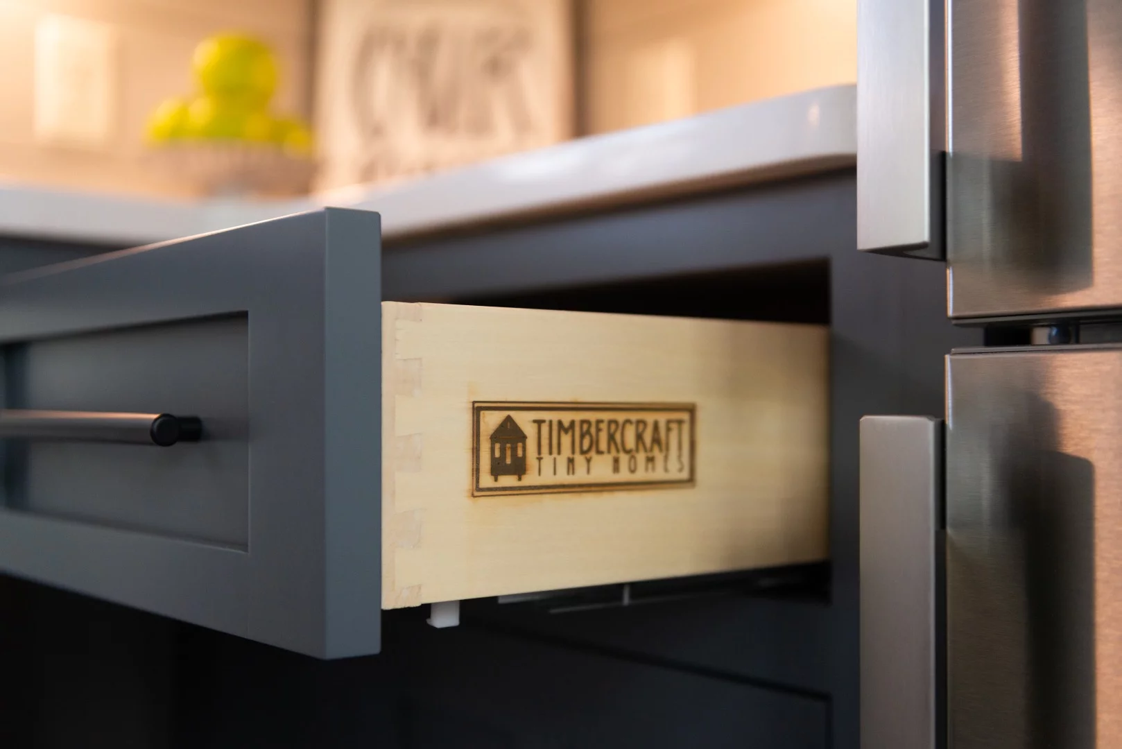 The Denali XL features custom made cabinetry