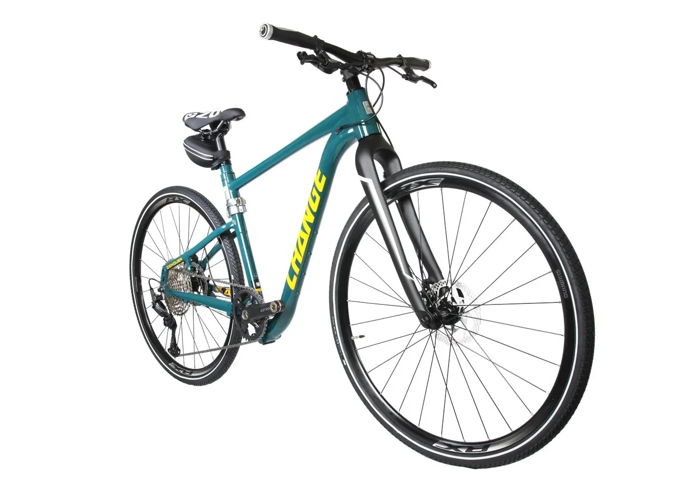 Change offers two drivetrain options: a 1 x 11 and 2 x 11