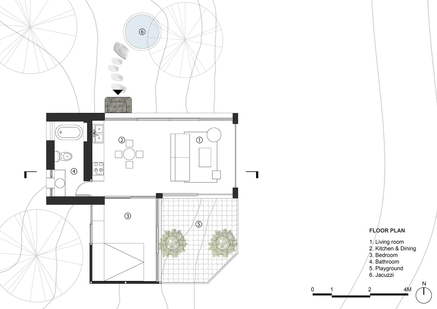 Forest House 02 floor plans by D12 Design