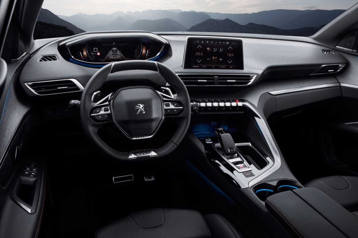 Peugeot 3008 GT's cabin is built around the iCockpit system