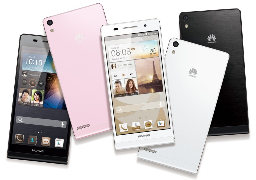 The Huawei Ascend P6 will come in black, white and pink