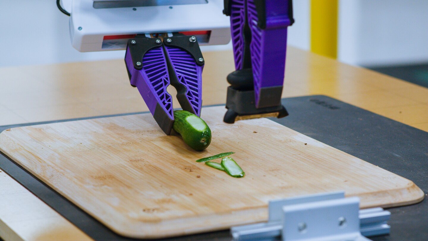 Soft grippers with haptic feedback give the AI a critically important sense of physical touch