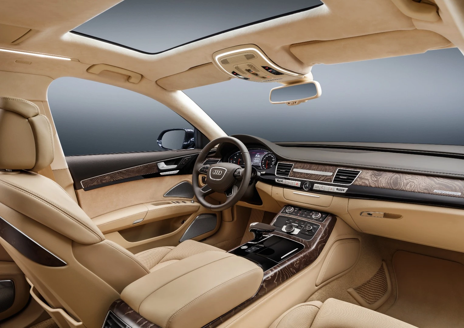 The driver's seat is unchanged, although the view through the mirrors is slightly different