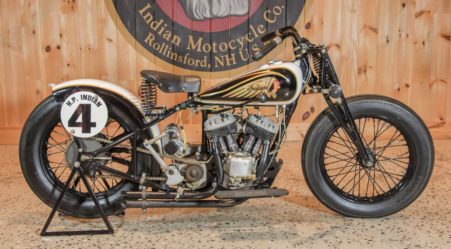 The ilk of Indian which you'd see at a racetrack during the 1930s, and the type which generated the headlines and put the Indian name consistently in the results column of newspapers.