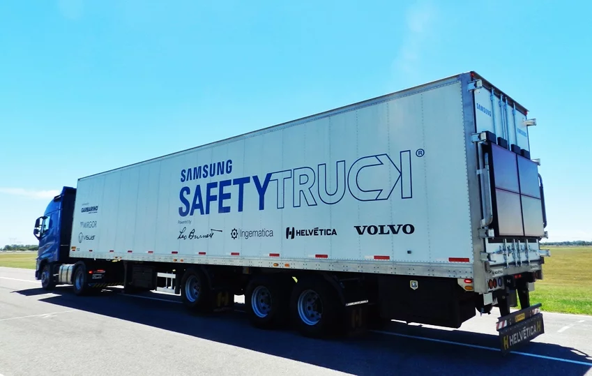 After revealing the test vehicle last year, Samsung has now deployed the commercial version of the truck in La Plata, Argentina