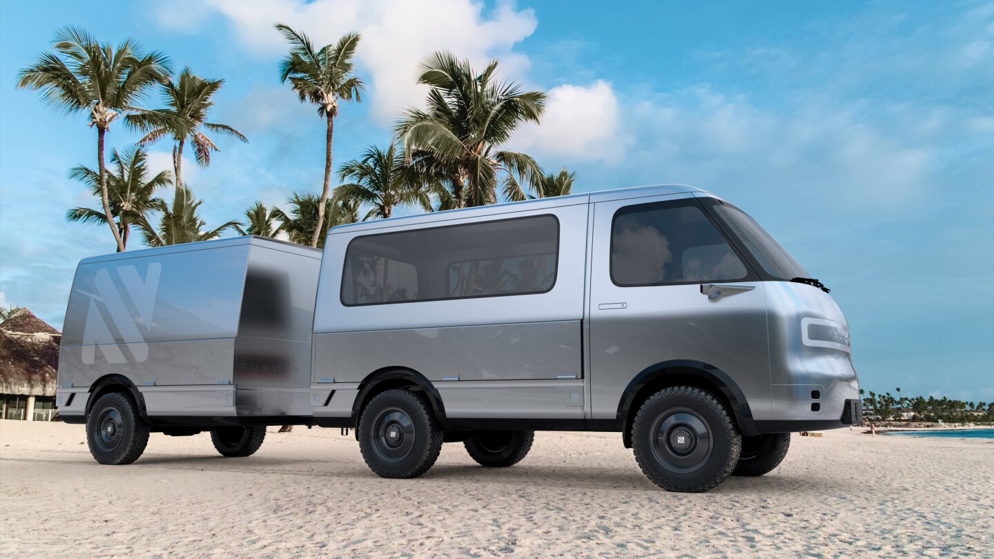 Cruising the beach in the next-generation surf camper van