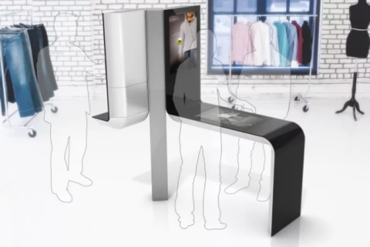 The Intel Point-Of-Sale kiosk designed by Frog Design