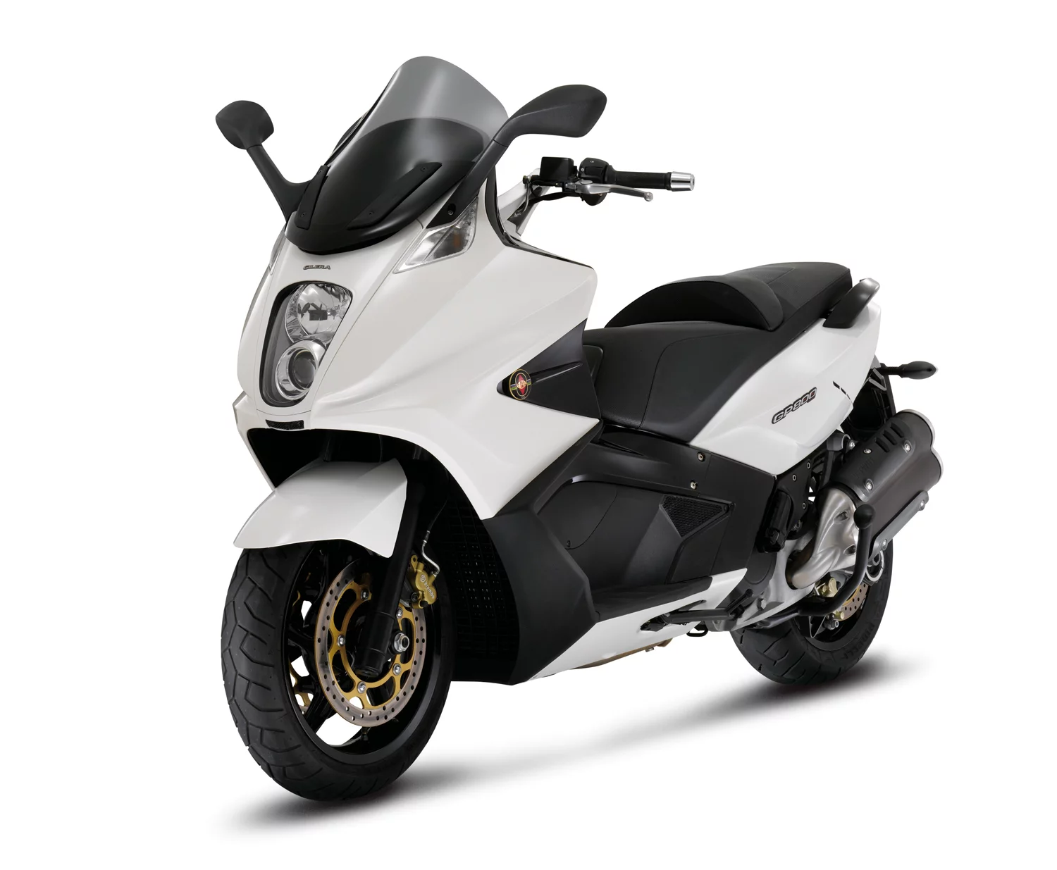 Gilera's 850cc V-twin scooter, the GP800