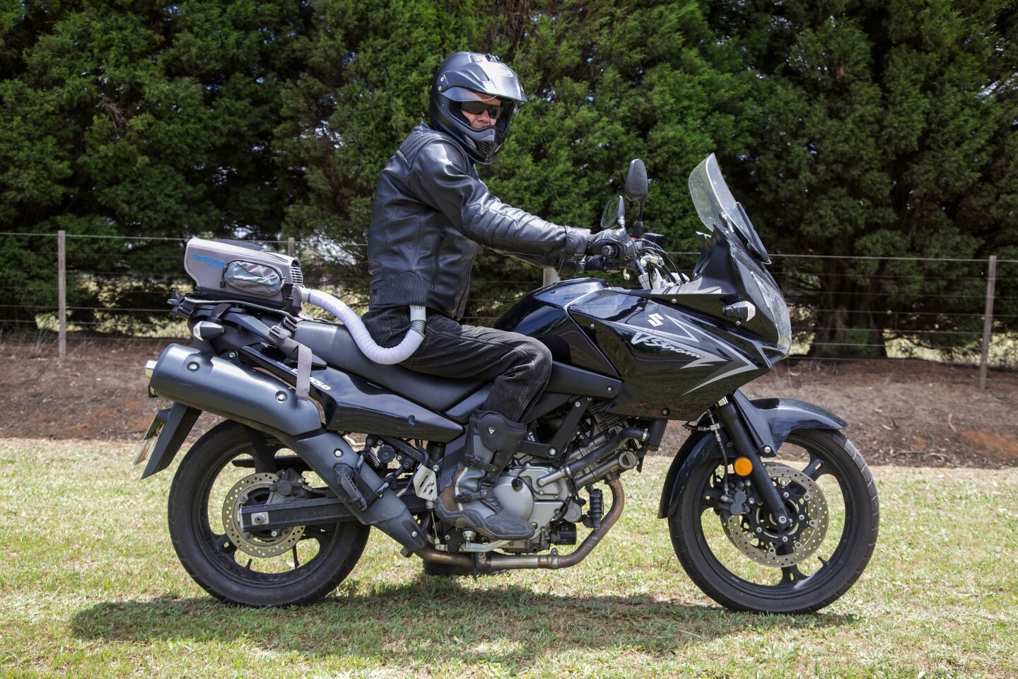 Road testing the EntroSys BikeAir motorcycle A/C system