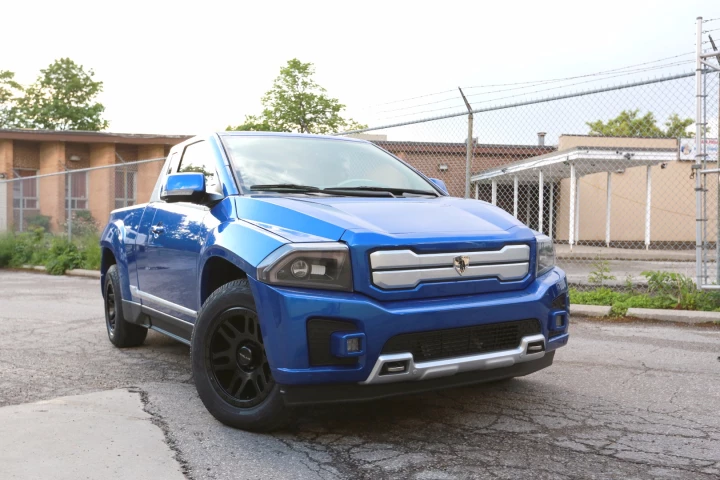 Bison exterior, designed by Darren McKeage, sports a bold aggressive stance