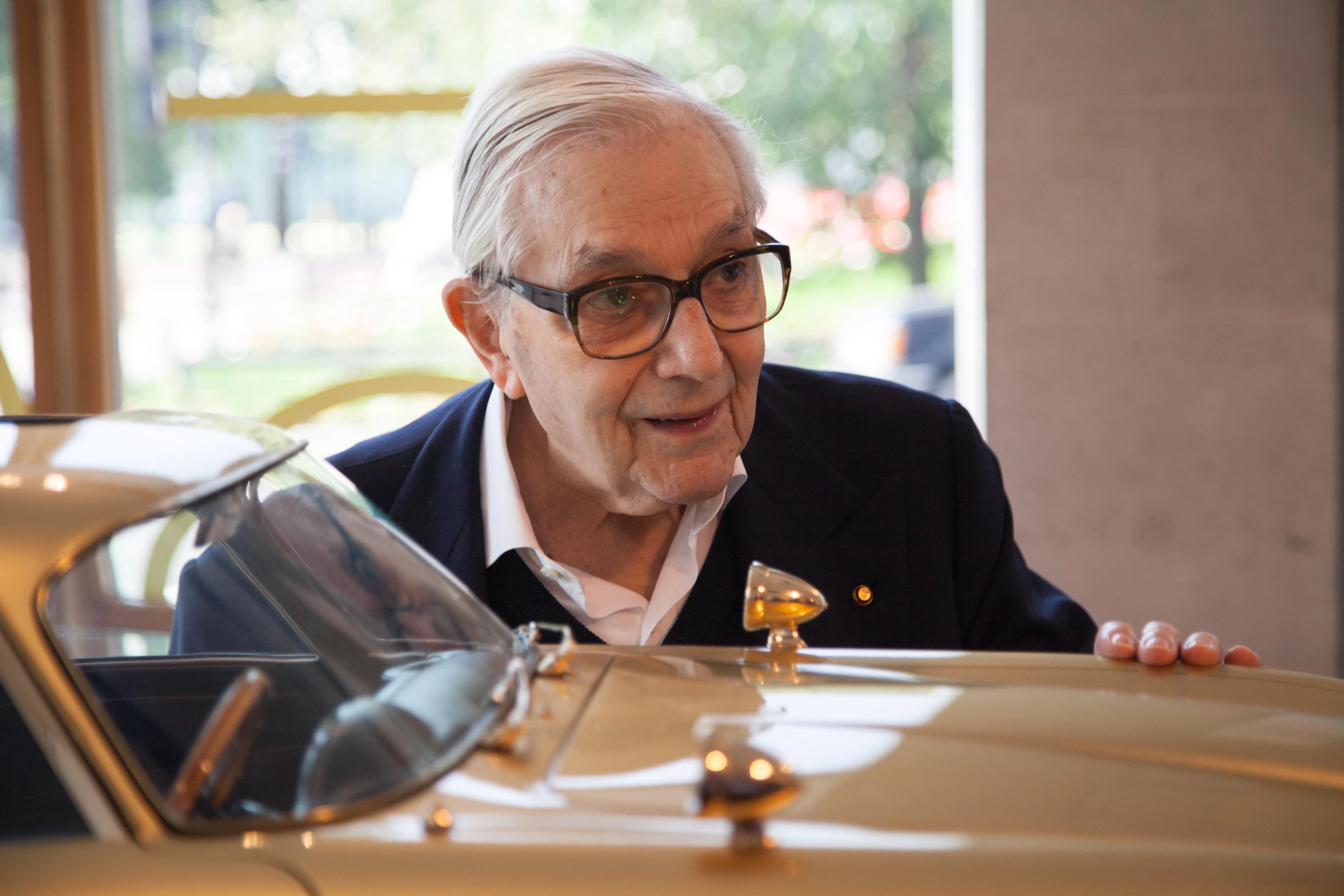 Sir Ken Adam was the production designer on Goldfinger (Image: Aston Martin)