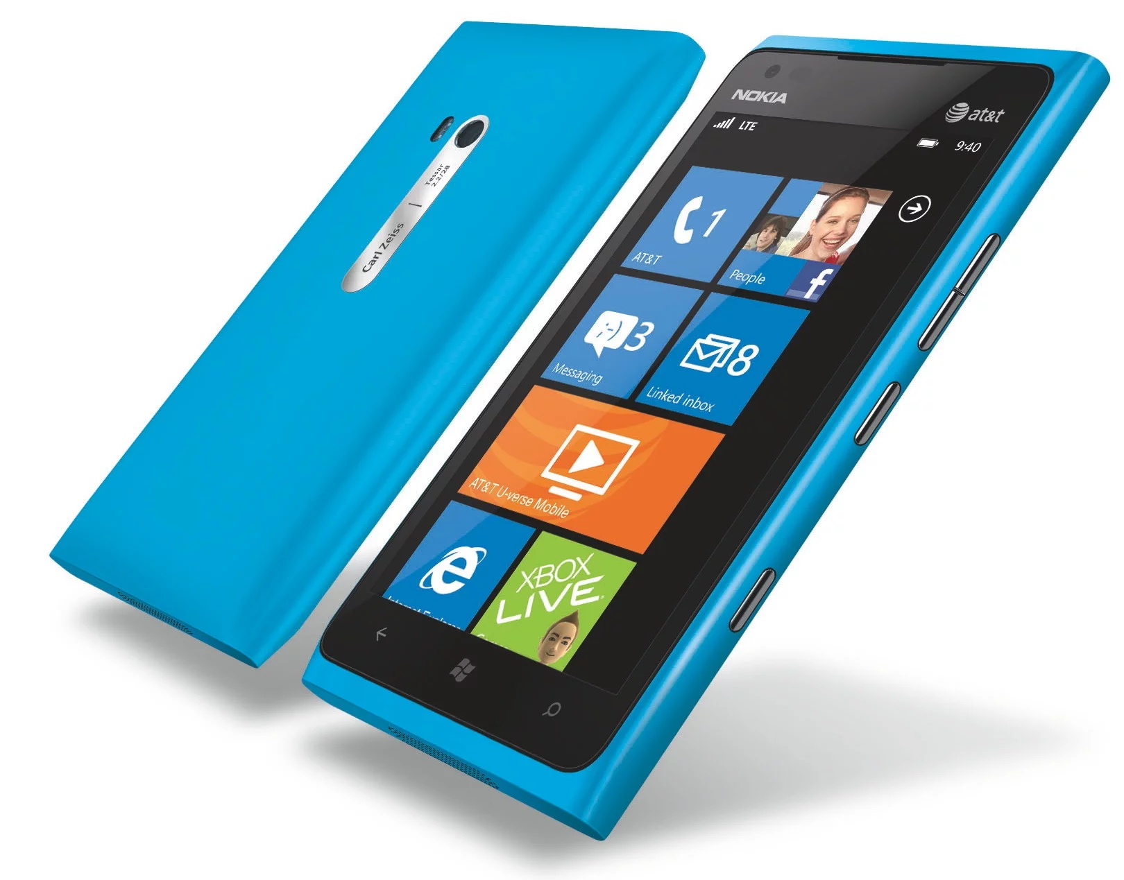 In addition to the cyan and matte black models available at launch, it looks as if the Lumia 900 will be available in blue and pink