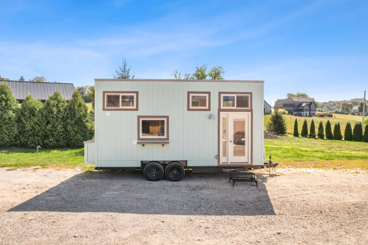 The Sea Chord is a compact tiny house that's packed with storage space and can run off-the-grid