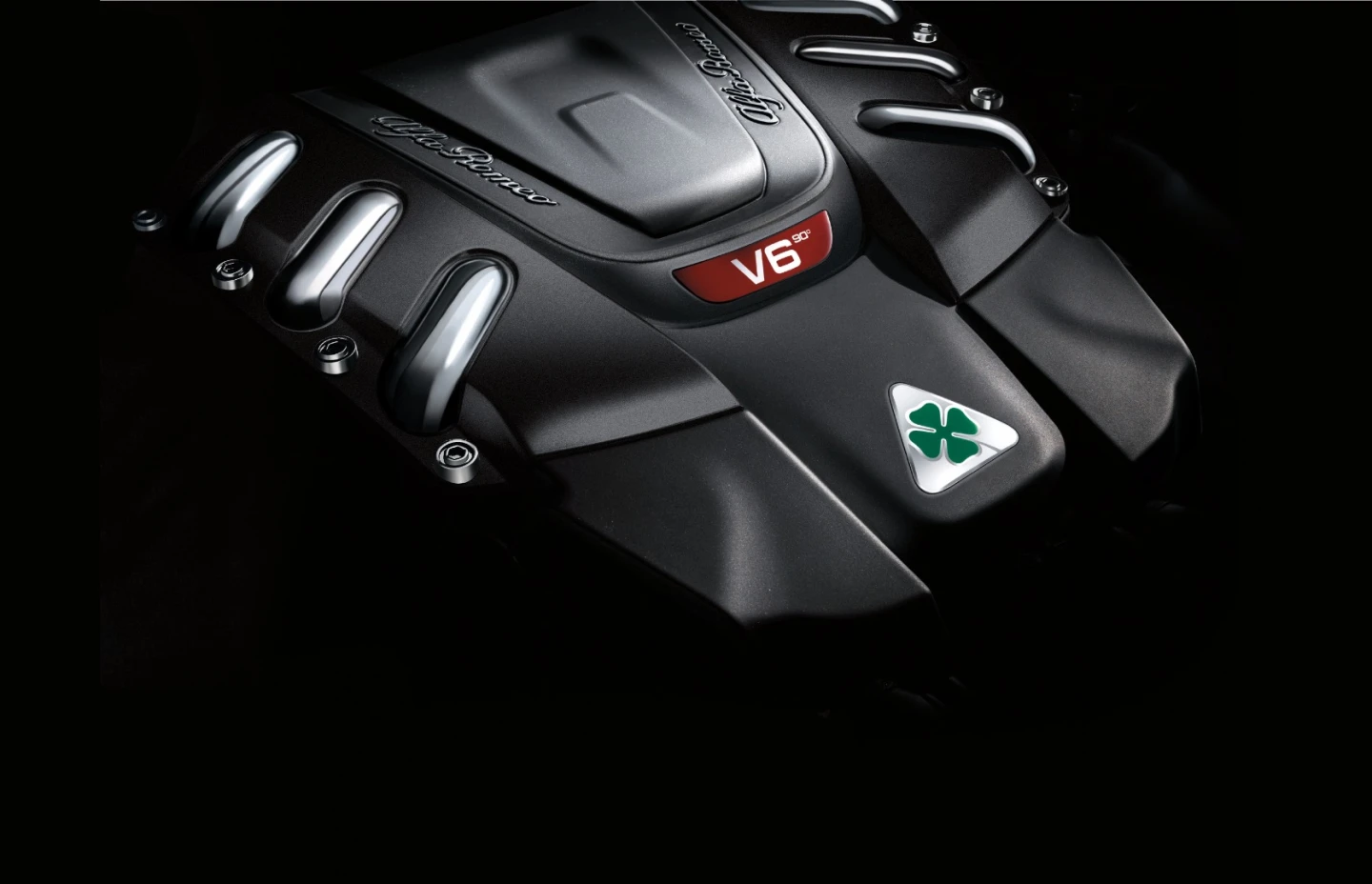 A powerful Ferrari-derived V6 propels the Giulia with 505 horsepower