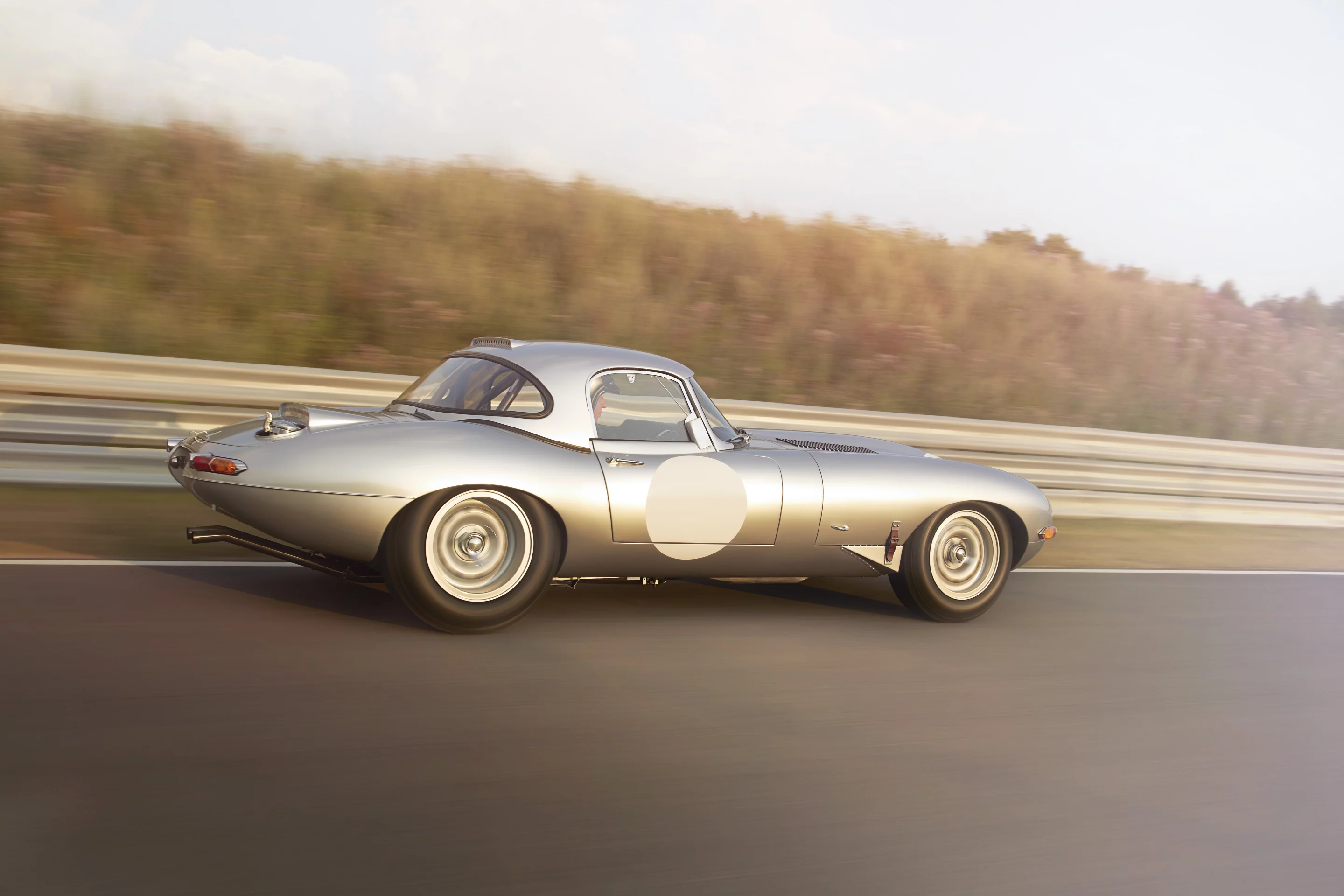 The Lightweight E-Type has a four-speed gearbox