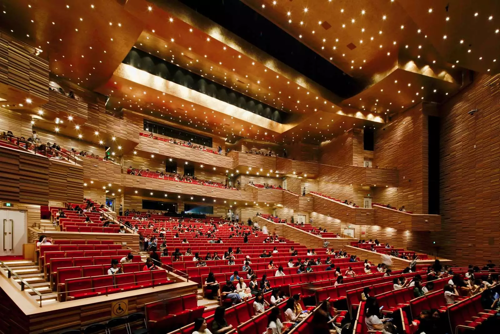 The Hangzhou Yuhang Opera's main theater seats up to 1,400