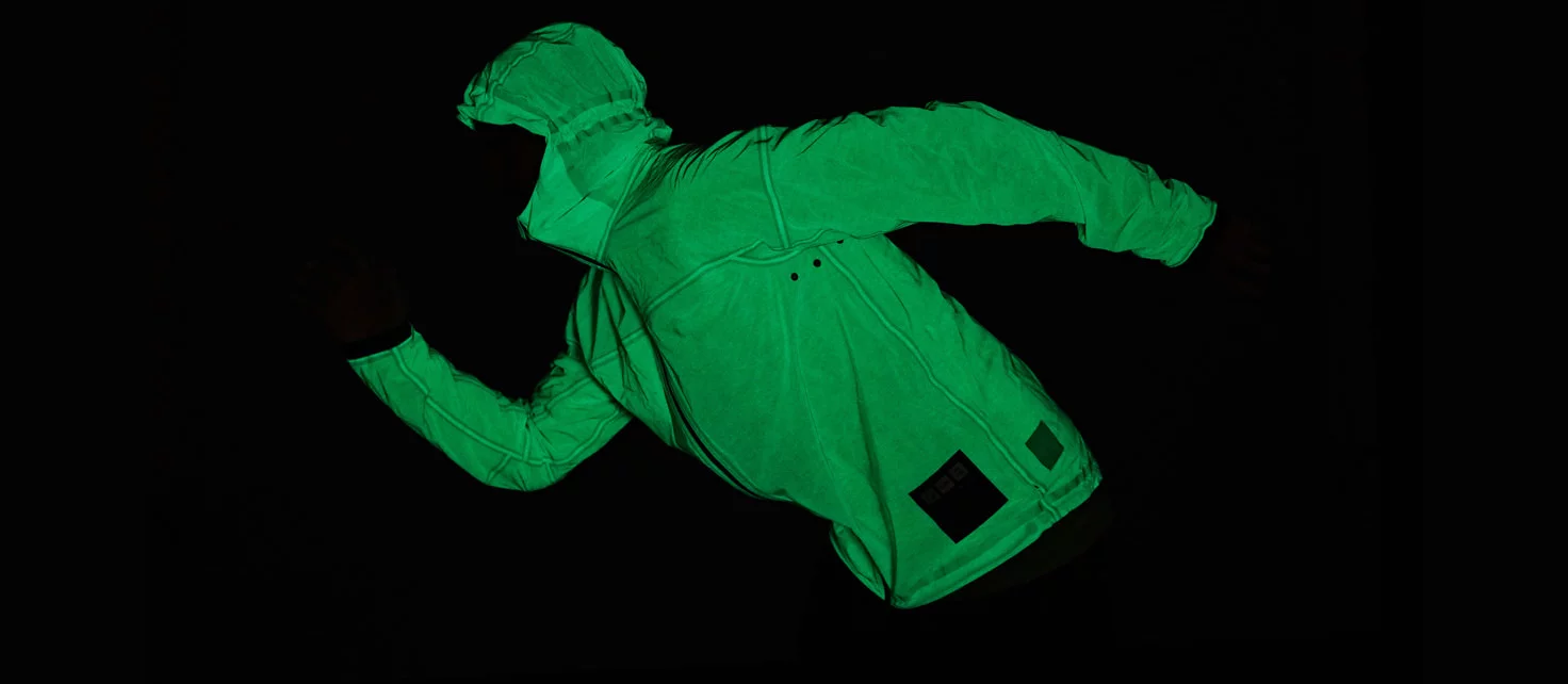 The US$350 glow-in-the-dark jacket