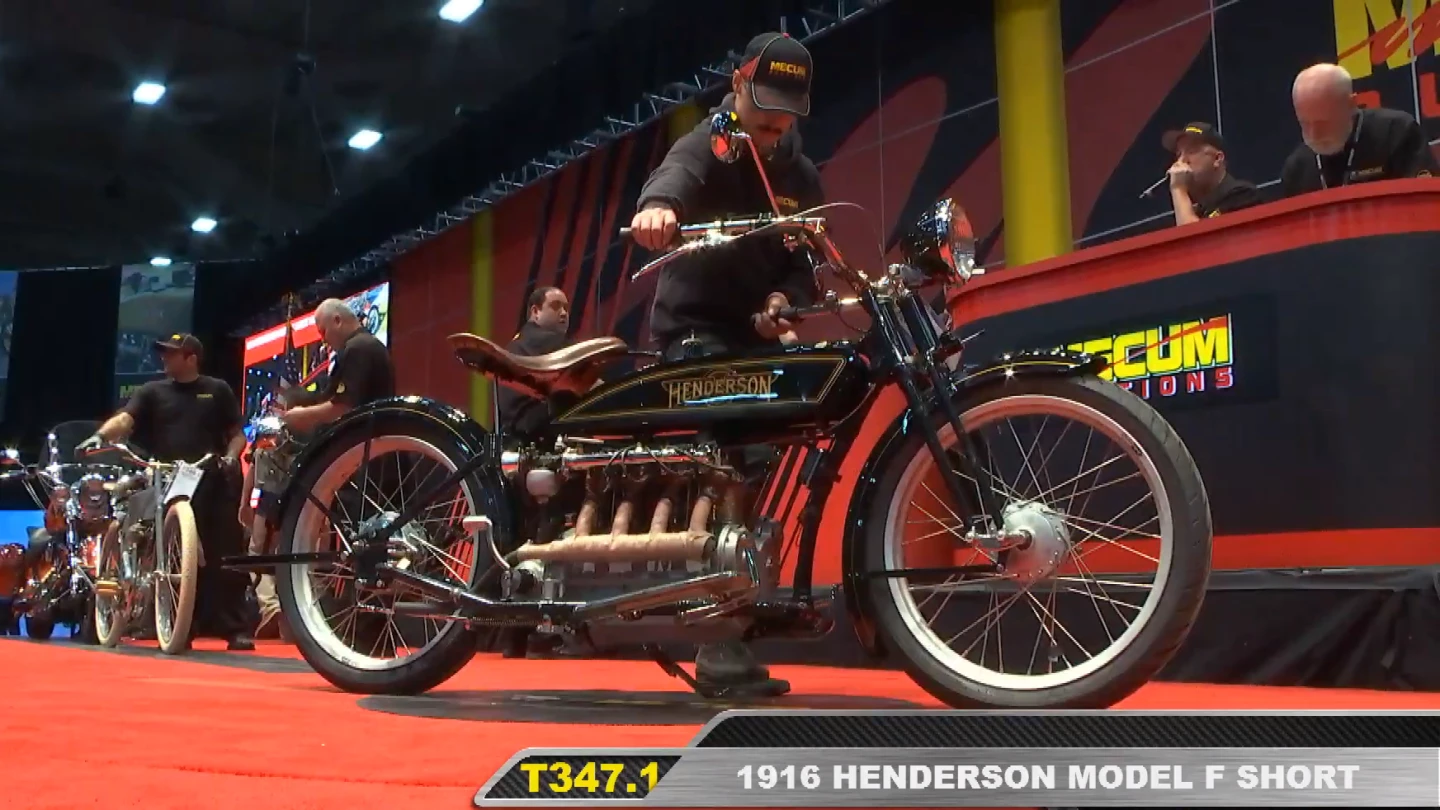 $126,500 | 1916 Henderson Model F Short Frame | Auction Link: Mecum