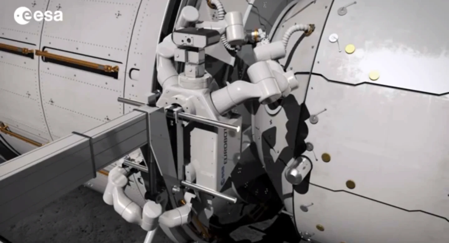Telepresence robot connecting service lines