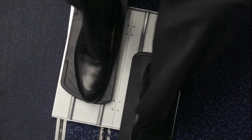 The PediGlide lets users slide their feet back and forth ... without wearing a hole in their carpet