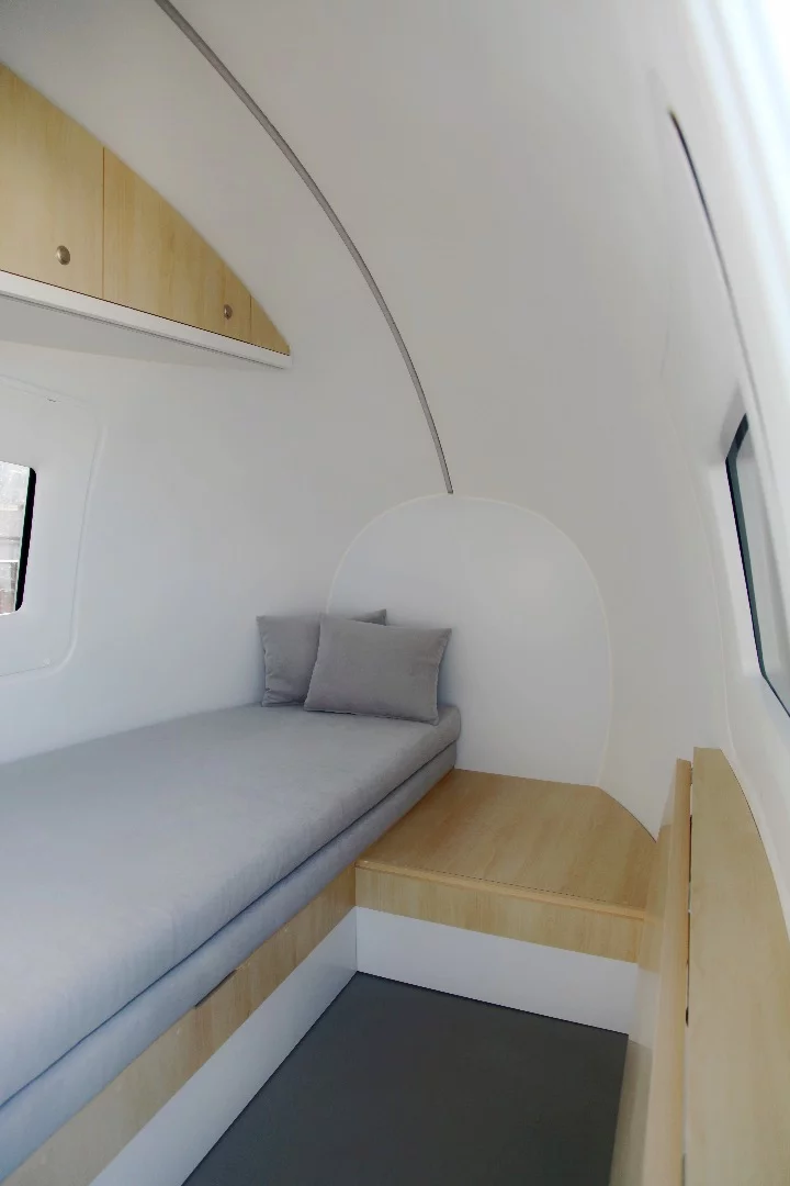 The Ecocapsule's bed