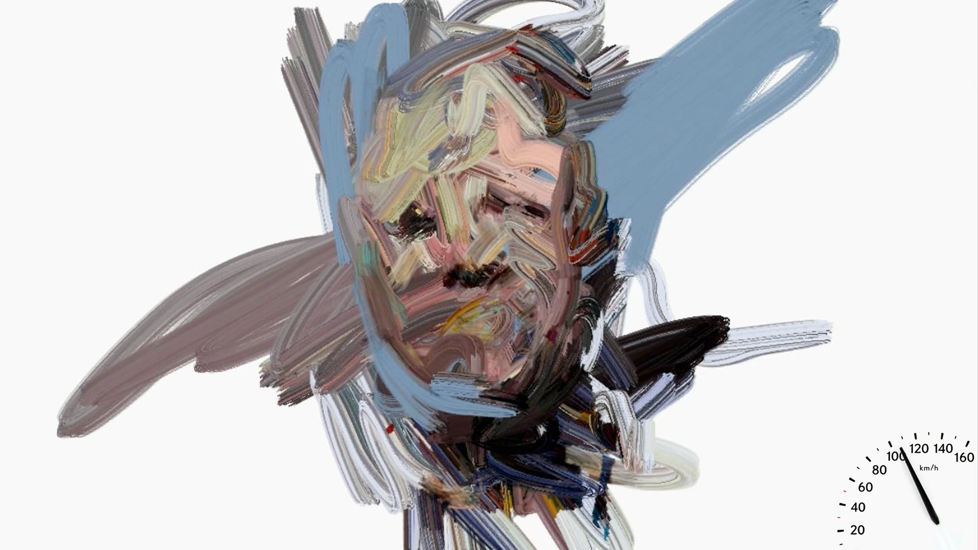 Aggressive driving produces broad brushstrokes