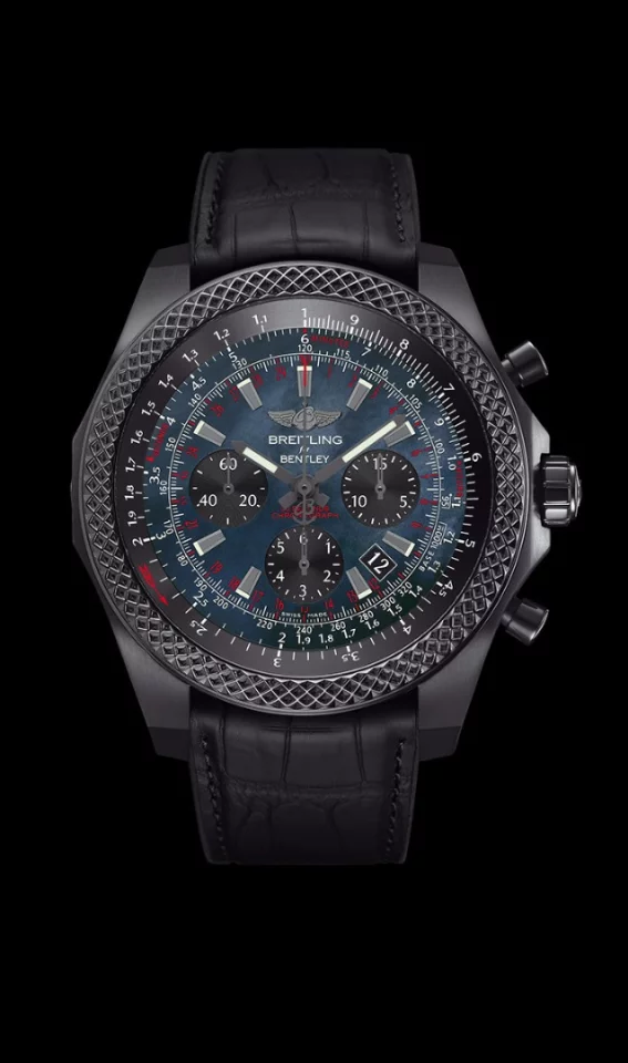The Breitling Bentley B06 Midnight Carbon