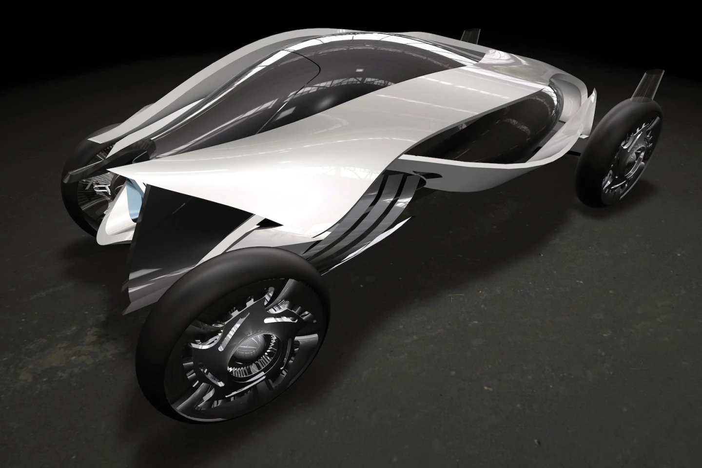 Stratus Sprinter rear perspective view(Image: Hyundai Design North America)