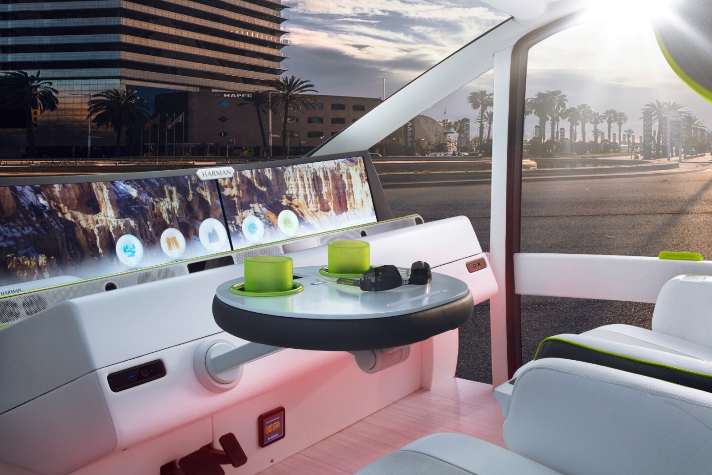 The 5K display can be controlled via voice and gesture