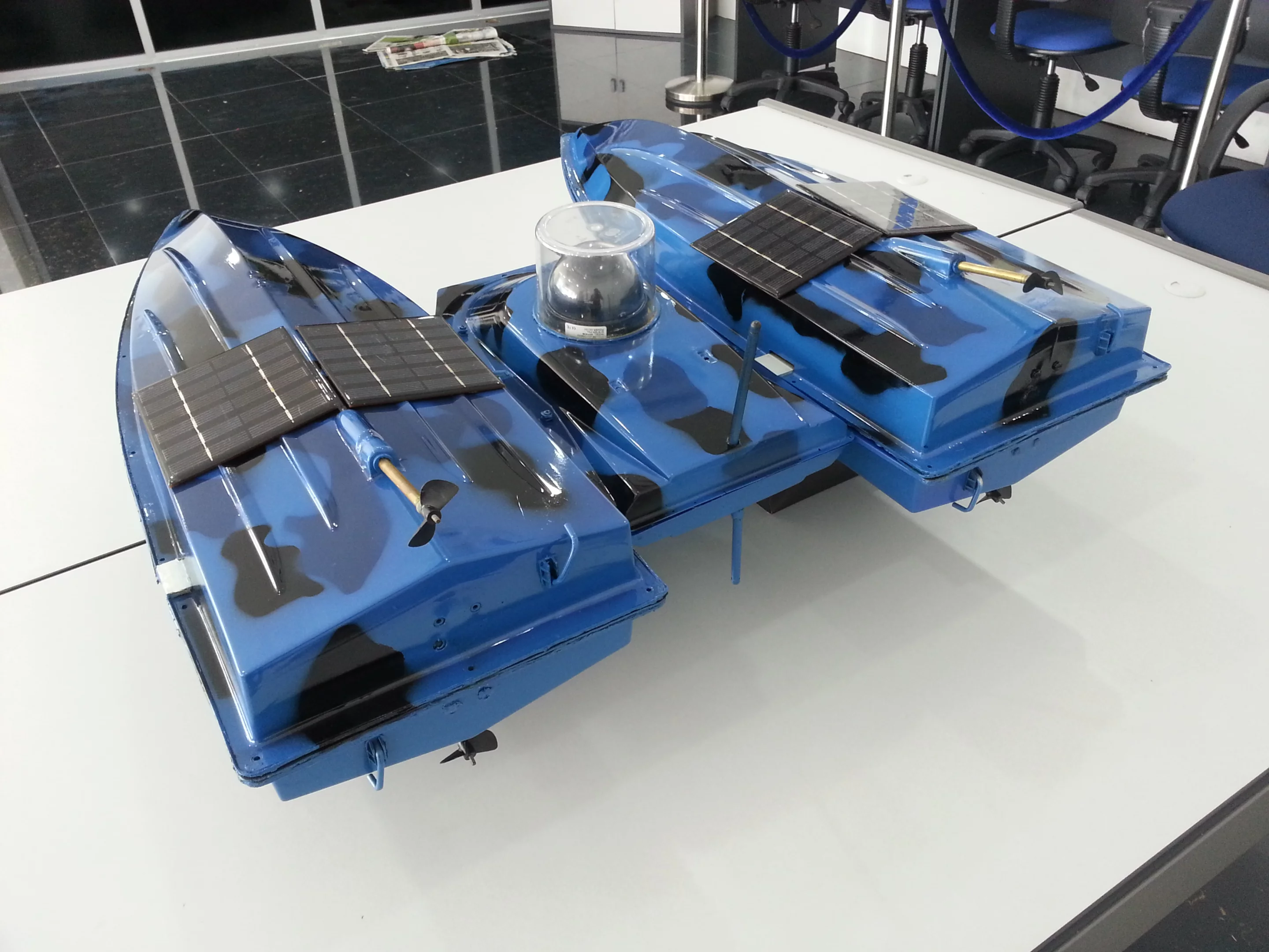 The solar powered USV requires no fuel (Photo: UniMAP)