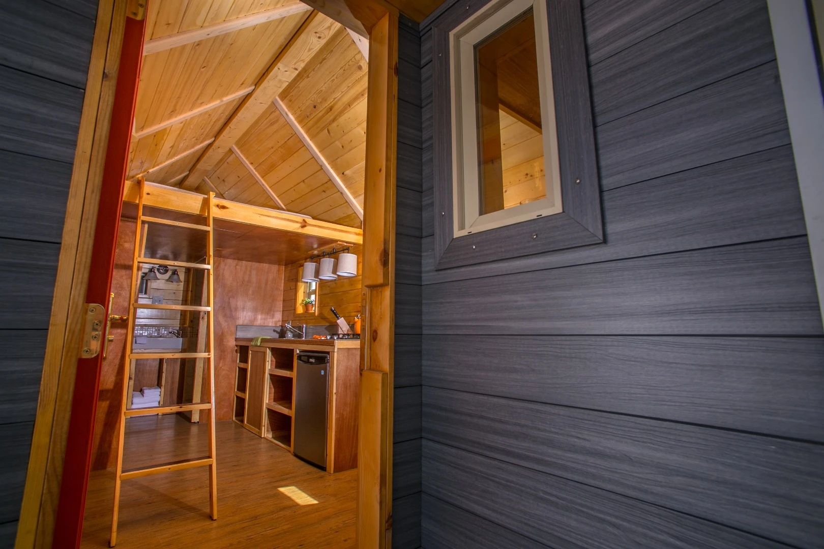 Access to the home is gained via one front door