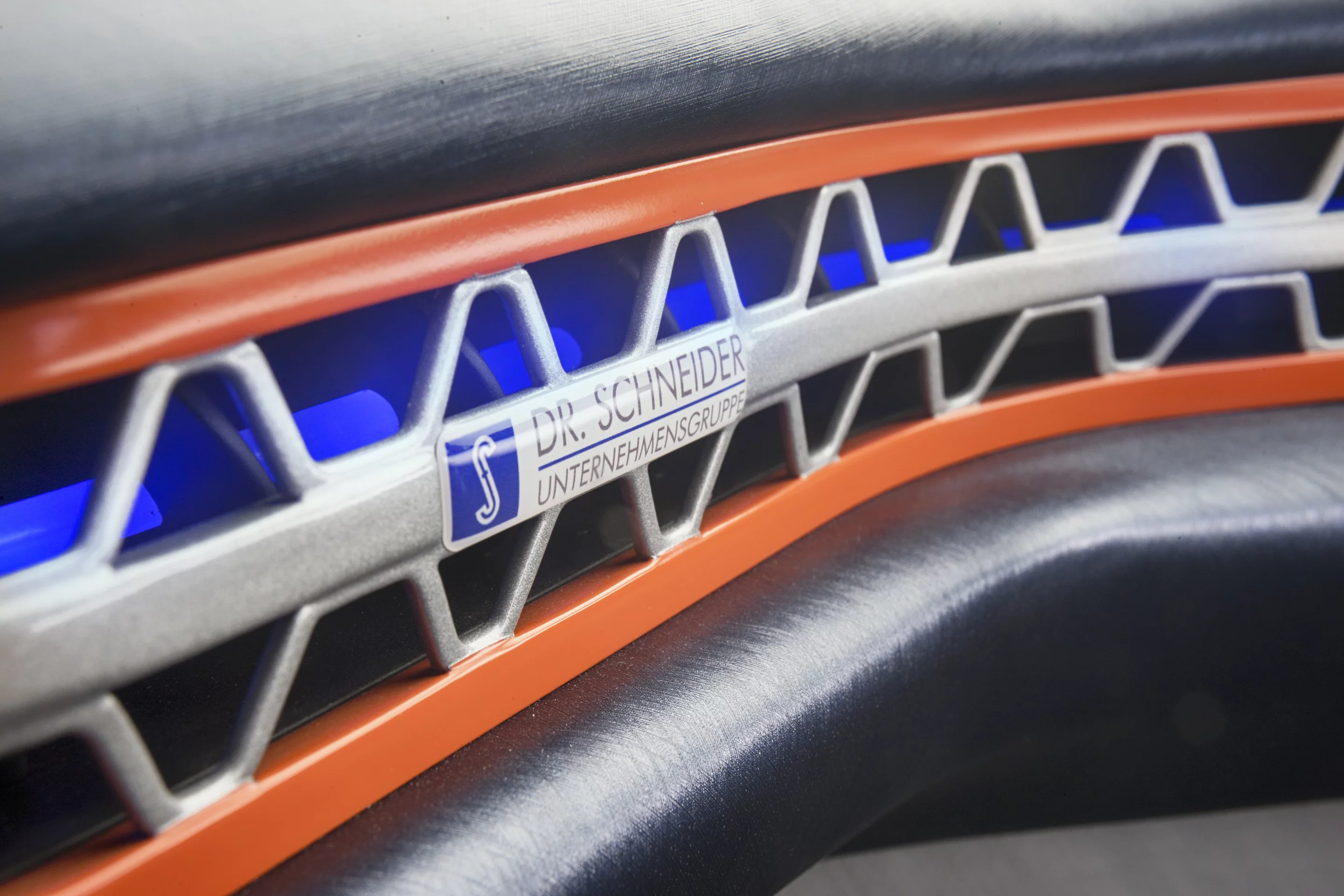 LED lighting accents almost everything, inside and out