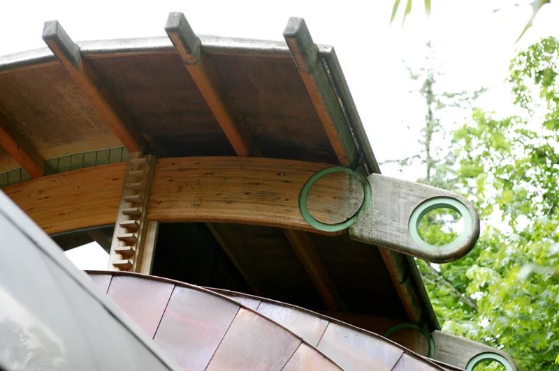 Roy Wilkinson must have the coolest house on the block.