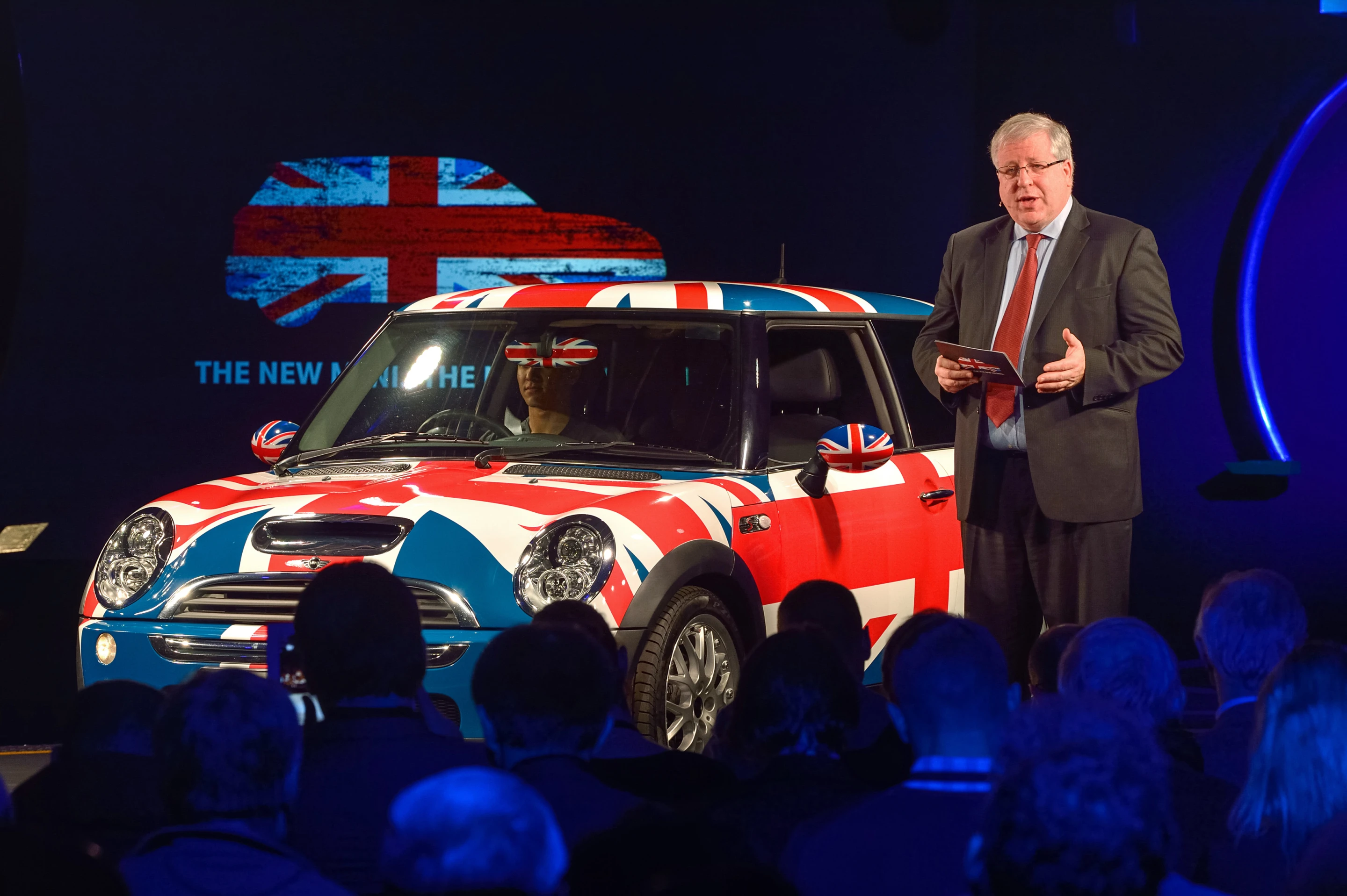 The premiere of the new Mini Cooper in Oxford