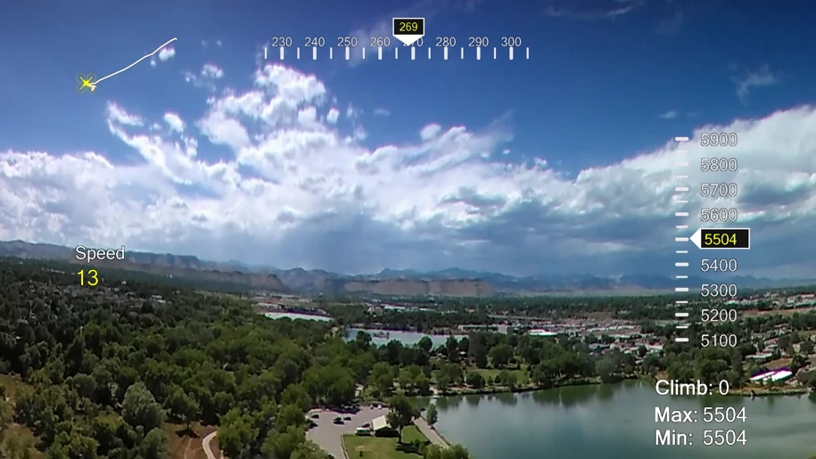 Action videos using drones take on an entirely different feel with the addition of telemetry data